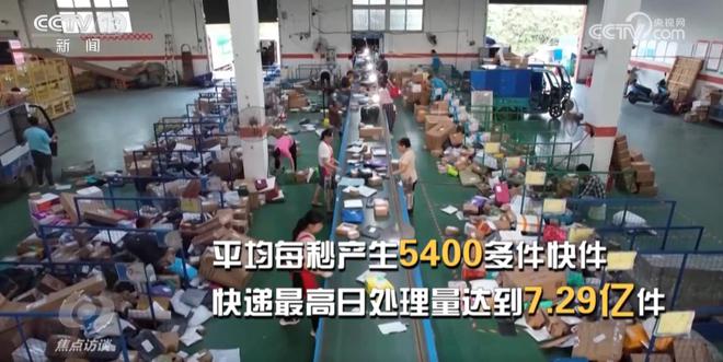 完美体育网站焦点访谈｜快递业“跑”出加速度“货畅其流”展现中国经济蓬勃活力(图6)