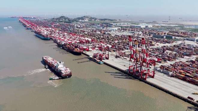 活力中国调研行 跨境电商高速增长上海浦东机场、洋山港货运效率再升级(图2)