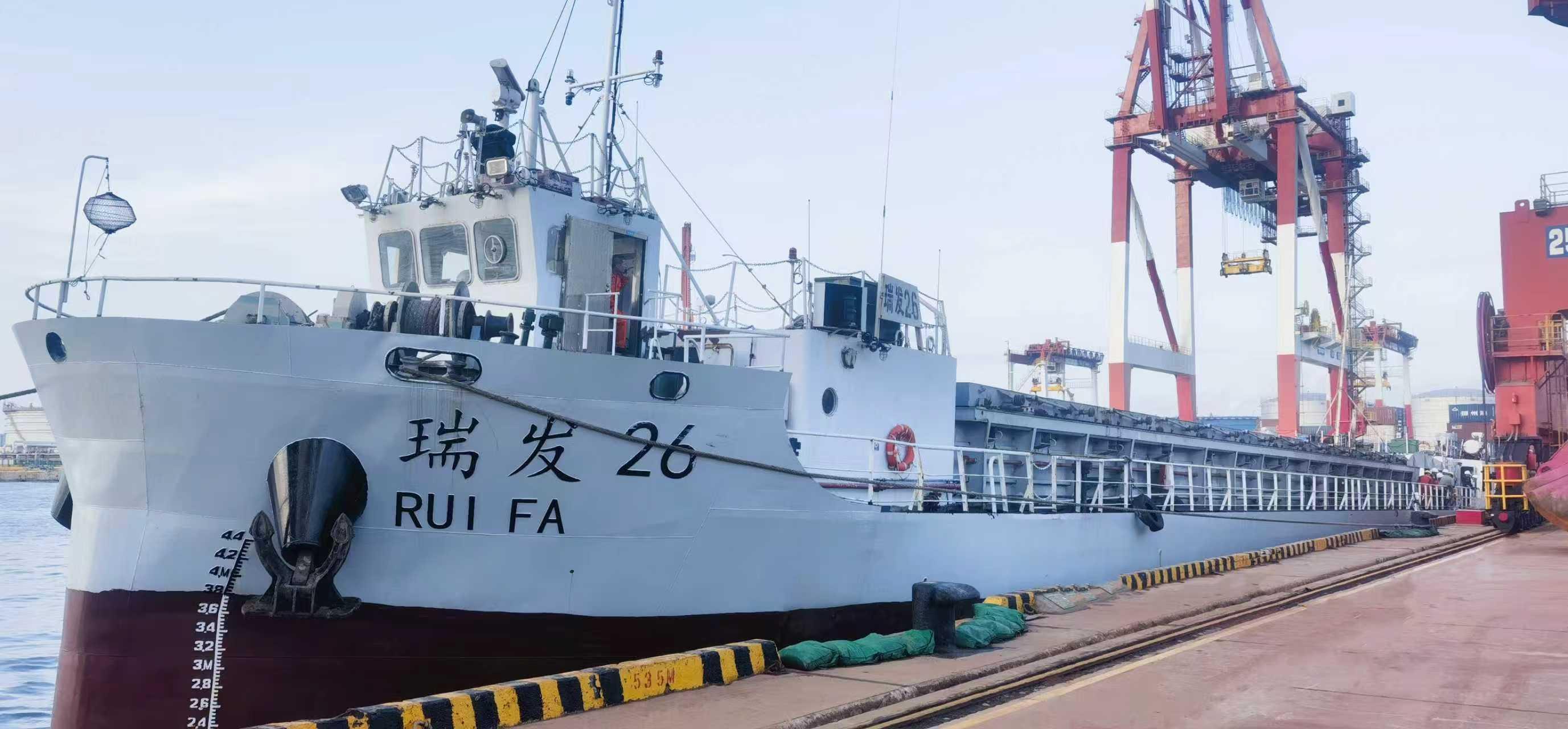 山东港口烟台港助力小清河河海联运物流通道运量突破100艘次